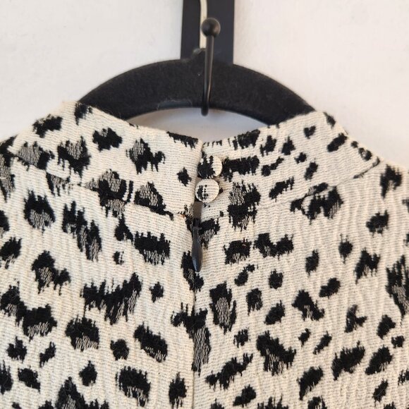 Ann Taylor Loft Pencil Dress Leopard Print Cheetah Career Professional Petite 0 - Picture 4 of 8